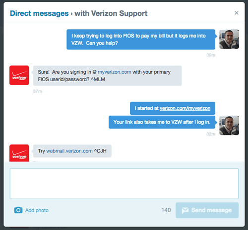 Verizon DM